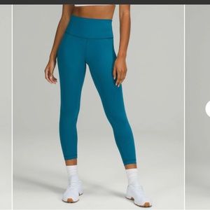 Lululemon Wunder Train 25” in Capri Blue